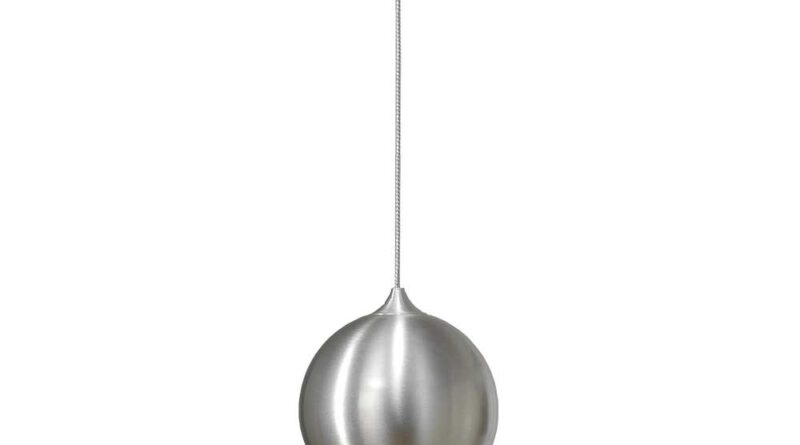 Foto Artdelight Hanglamp Denver 1 lichts 10 cm mat chroom