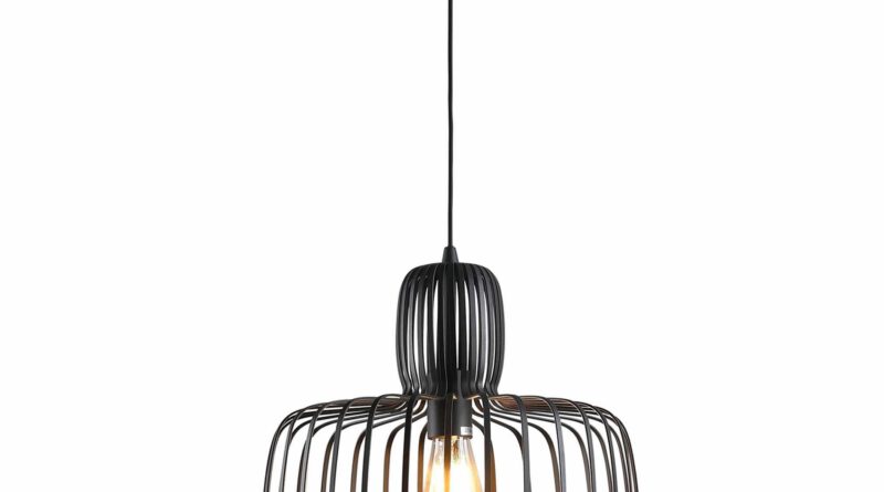 Foto Freelight Hanglamp Costola 55 cm zwart