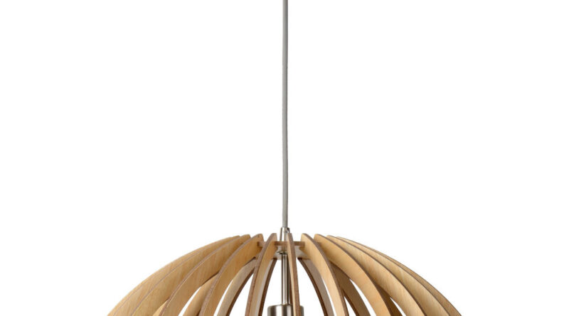 Foto Lucide BOUNDE - Hanglamp - 50 cm - 1xE27 - Naturel