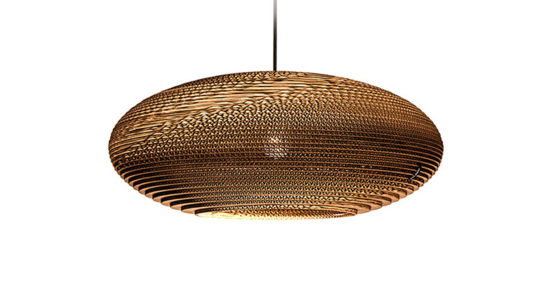 Foto Think Paper Hanglamp Jazzy 440 44 cm bruin