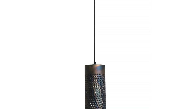 Foto Freelight Hanglamp Forato 1 lichts 12 cm bruin zwart
