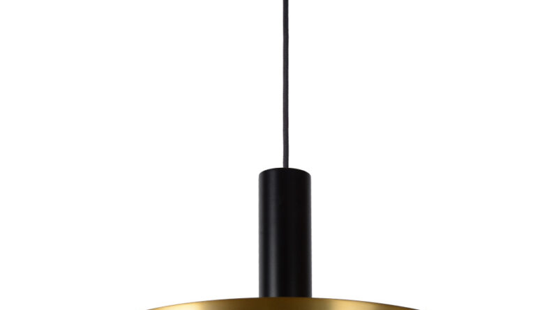 Foto Lucide GIADA - Hanglamp - 40 cm - 1xE27 - Mat Goud / Messing