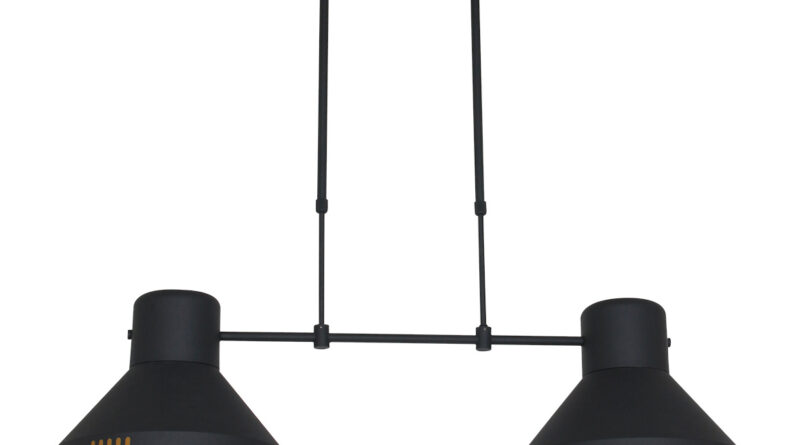 Foto Mexlite Hanglamp mexlite evy 2568 zwart
