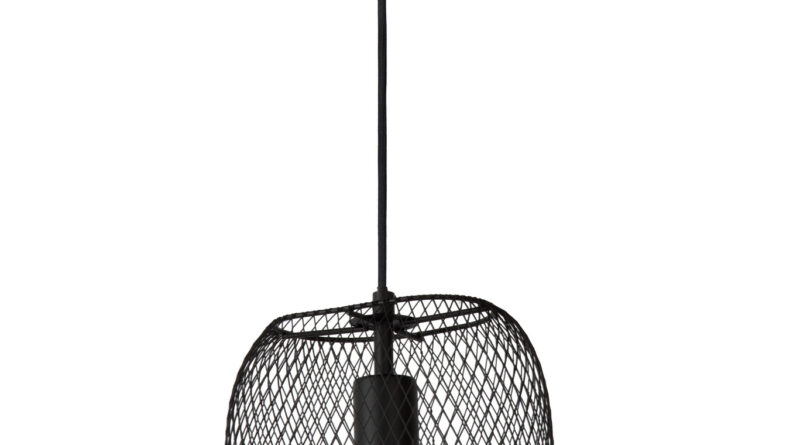 Foto Lucide MESH - Hanglamp - 1xE27 - Zwart