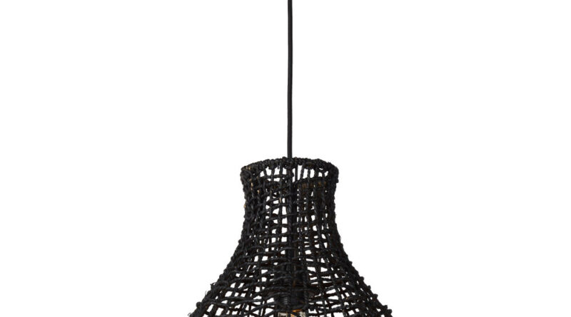 Foto Lucide ALBAN - Hanglamp - 35 cm - 1xE27 - Zwart