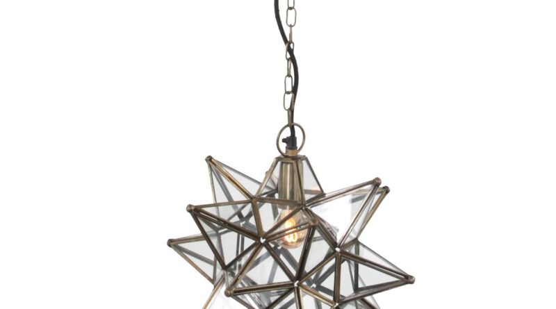 Foto Steinhauer Hanglamp pimpernel Ster 32 cm brons