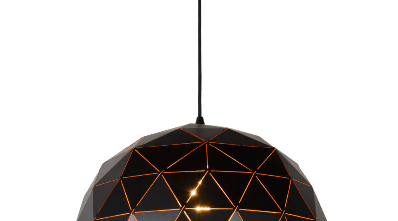 Foto Lucide OTONA - Hanglamp - 40 cm - 1xE27 - Zwart