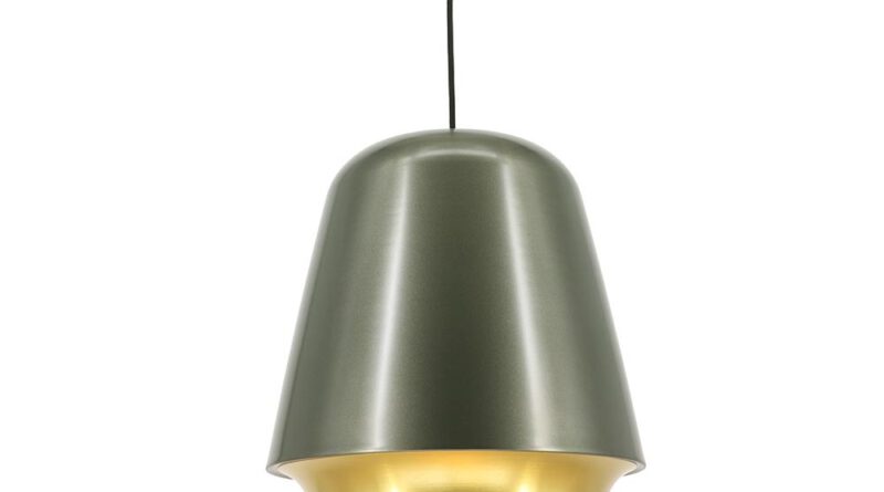 Foto Artdelight Hanglamp Santiago 35 cm mat chroom-goud