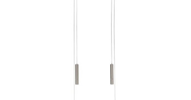 Foto Herzblut Hanglamp Leonora Dim up-down 121 cm eiken