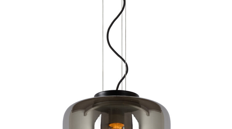 Foto Lucide FLORIEN - Hanglamp - 28 cm - 1xE27 - FumÃ©
