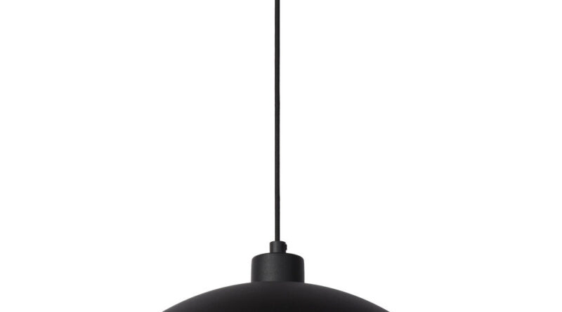 Foto Lucide SIEMON - Hanglamp - 40 cm - 1xE27 - Zwart