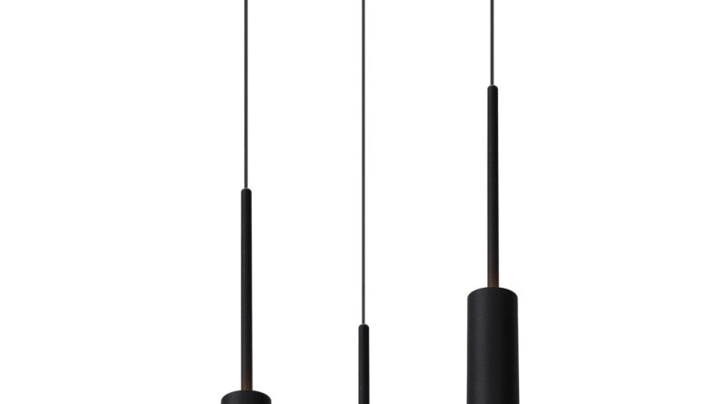 Foto Lucide TUBULE - Hanglamp - 26 cm - LED - 3x7W 2700K - Zwart