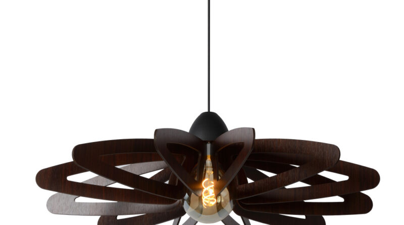 Foto Lucide ZIDANE - Hanglamp - 76 cm - 1xE27 - Zwart