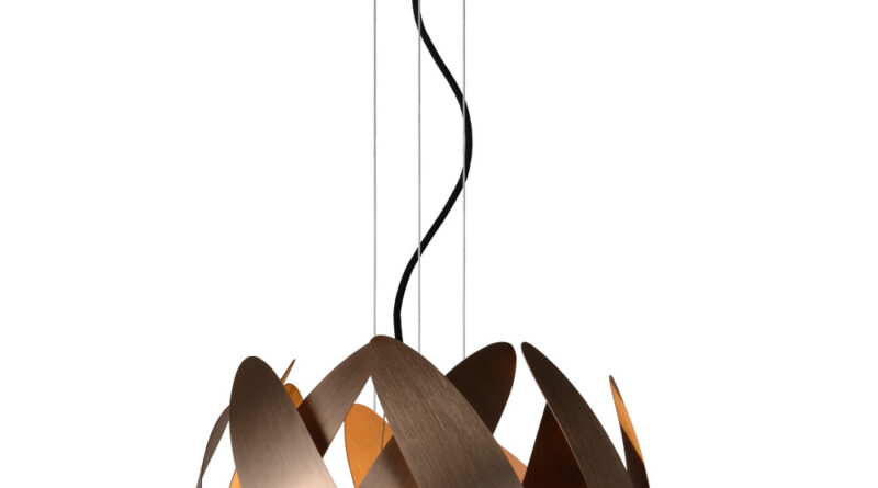 Foto Lucide VIVANA - Hanglamp - 39 cm - 1xE27 - Koper