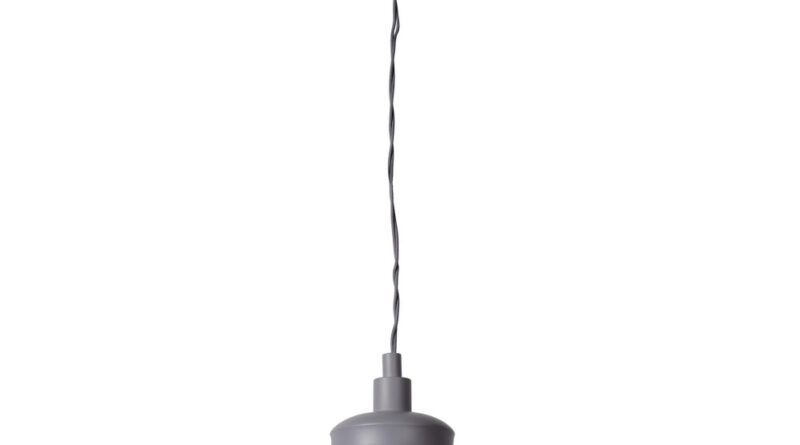 Foto Lucide ISLA - Hanglamp - 29 cm - 1xE14 - Grijs