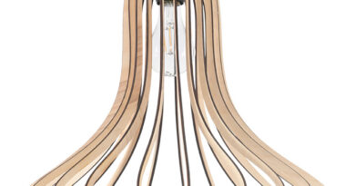 Foto Sollux Hanglamp Elza 41 cm hout