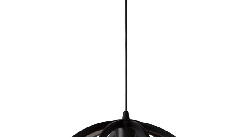 Foto Lucide DIKRA - Hanglamp - 40 cm - 1xE27 - Zwart