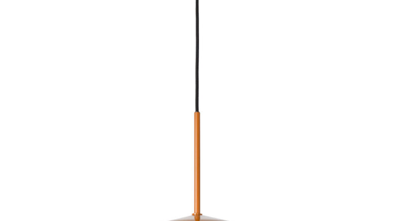 Foto Lucide MISHA - Hanglamp - 31 cm - 1xE27 - Okergeel