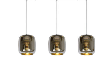 Foto Lucide ERYN - Hanglamp - 3xE27 - Chroom