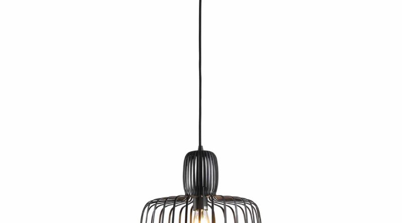 Foto Freelight Hanglamp Costola 35 cm zwart