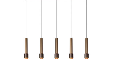 Foto Lucide MARGARY - Hanglamp - LED - 5x22W 2700K - Koffie