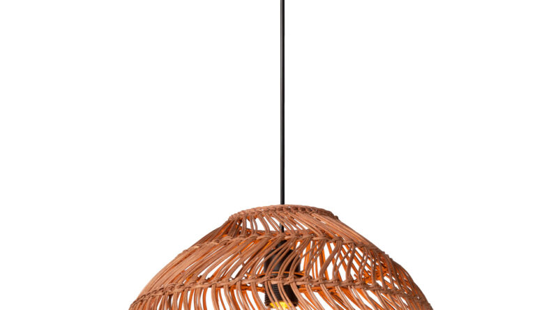 Foto Lucide MOLOKO - Hanglamp - 40 cm - 1xE27 - Okergeel