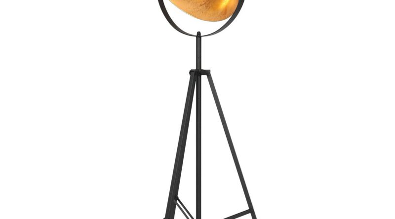 Foto Steinhauer Vloerlamp Sunflower H 163 cm zwart