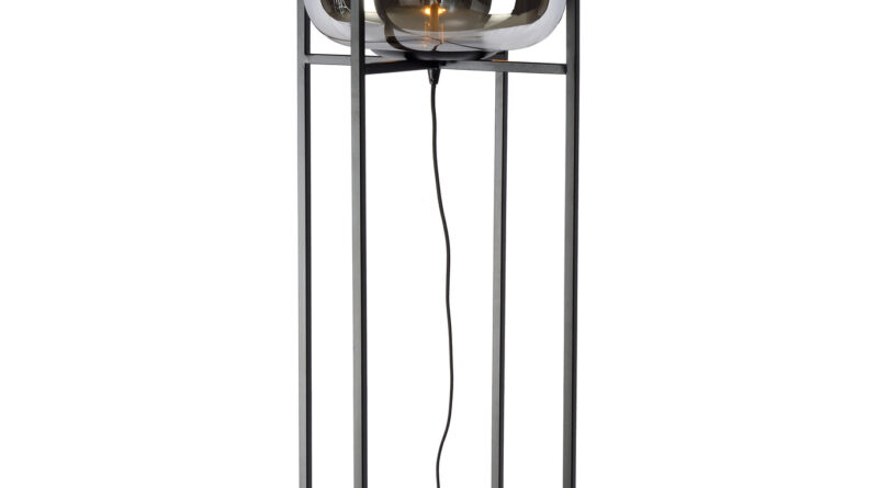 Foto Lucide GLORIO - Vloerlamp - 45 cm - 1xE27 - Zwart