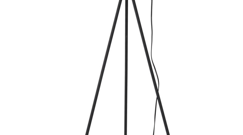 Foto Lucide ALVARO - Vloerlamp - 1xE27 - Zwart