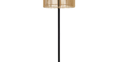 Foto Lucide JANTINE - Vloerlamp - 26 cm - 1xE27 - Naturel