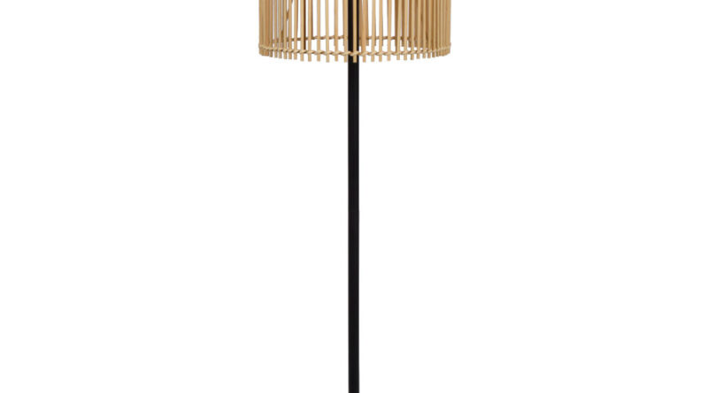 Foto Lucide JANTINE - Vloerlamp - 26 cm - 1xE27 - Naturel