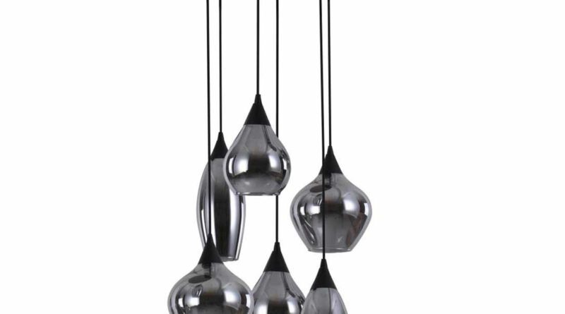 Foto Highlight Hanglamp Cambio 6 lichts 46 cm zwart