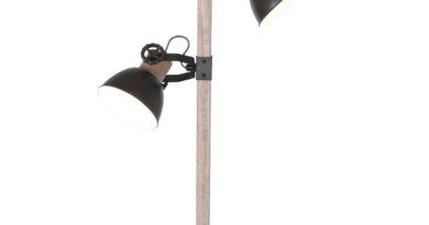 Foto Mexlite Vloerlamp mexlite gearwood 2666a gun metal