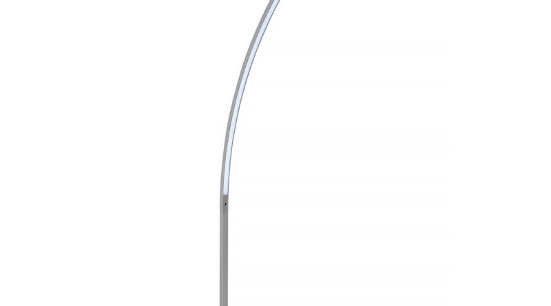 Foto Highlight Booglamp Slim H 176 cm mat chroom