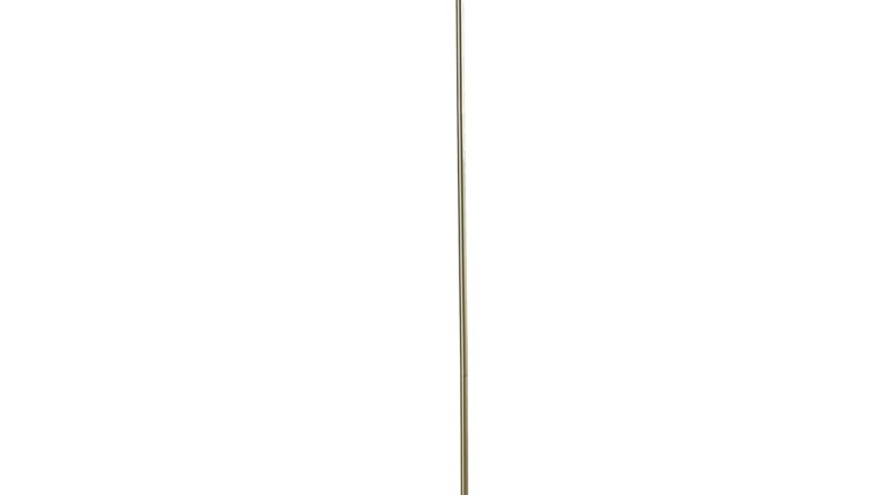 Foto Highlight Vloerlamp Burgos 1 lichts H 134 cm zwart goud