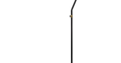 Foto Lucide PEPIJN - Vloerlamp - 23 cm - 1xE14 - 3 StepDim - Zwart