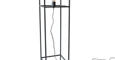 Foto Urban Interiors Vloerlamp Frame H 120 cm B 30 cm zwart