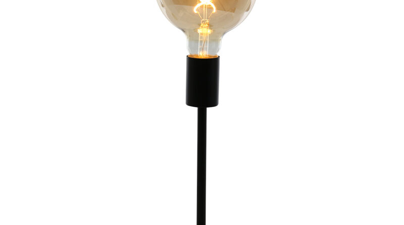 Foto Mexlite Tafellamp mexlite minimalics 2702zw zwart