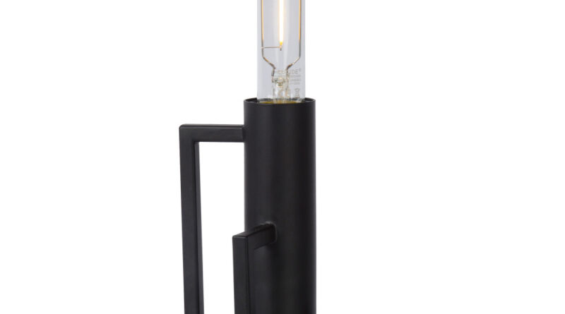 Foto Lucide ZILDA - Tafellamp - 1xE27 - Zwart