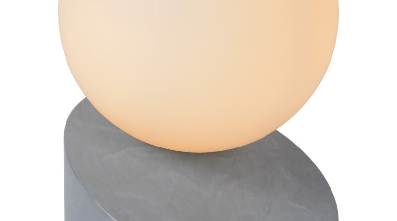 Foto Lucide LEN - Tafellamp - 10 cm - 1xG9 - Grijs