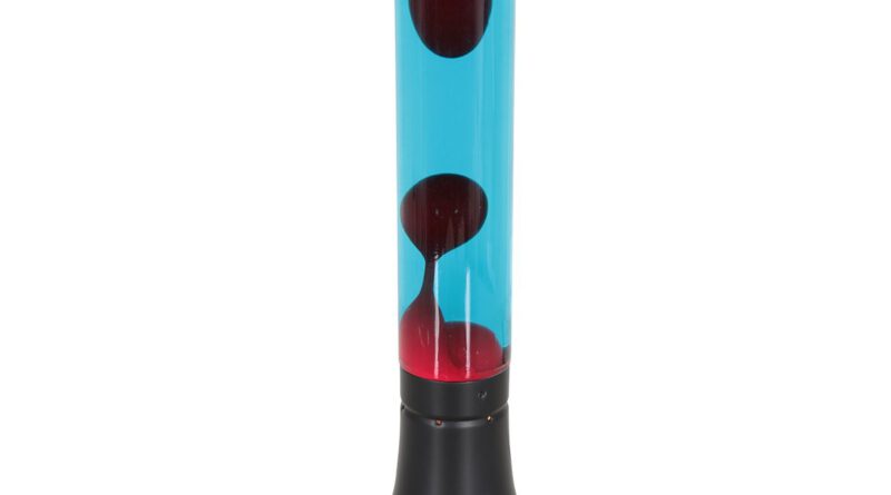 Foto Mexlite Tafellamp Lava H 37 cm rood zwart