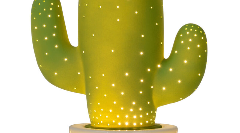 Foto Lucide CACTUS - Tafellamp - 1xE14 - Groen