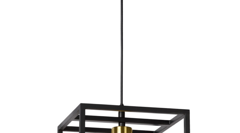 Foto Lucide RUBEN - Hanglamp - 1xE27 - Zwart