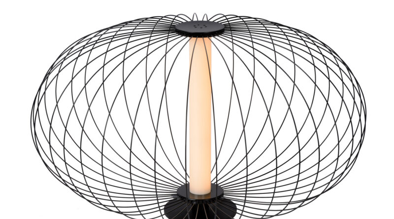 Foto Lucide CARBONY - Tafellamp - 50 cm - LED - 1x5W 2700K - Zwart