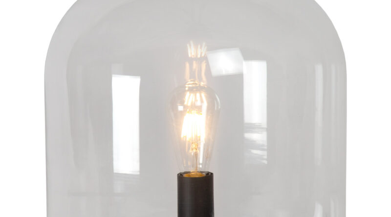Foto Lucide VITRO - Tafellamp - 35 cm - 1xE27 - Transparant