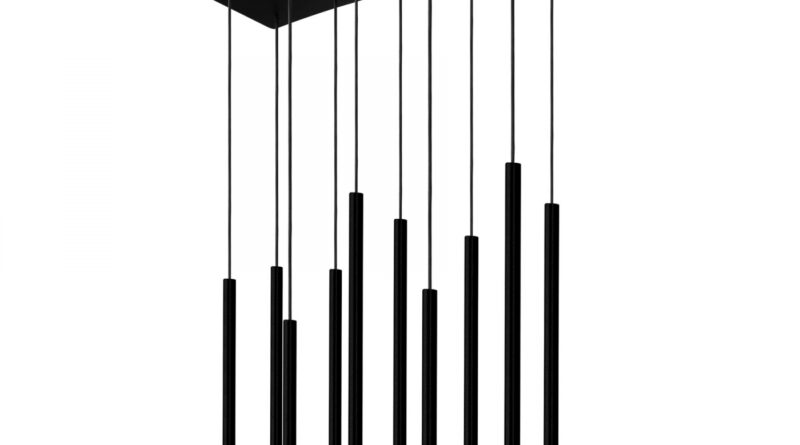 Foto Nowodvorski Hanglamp Laser Black 10 lichts L 78 cm B 20 cm zwart