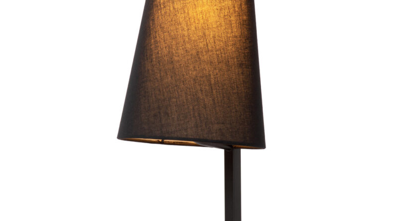 Foto Lucide GREGORY - Tafellamp - 1xE27 - Zwart