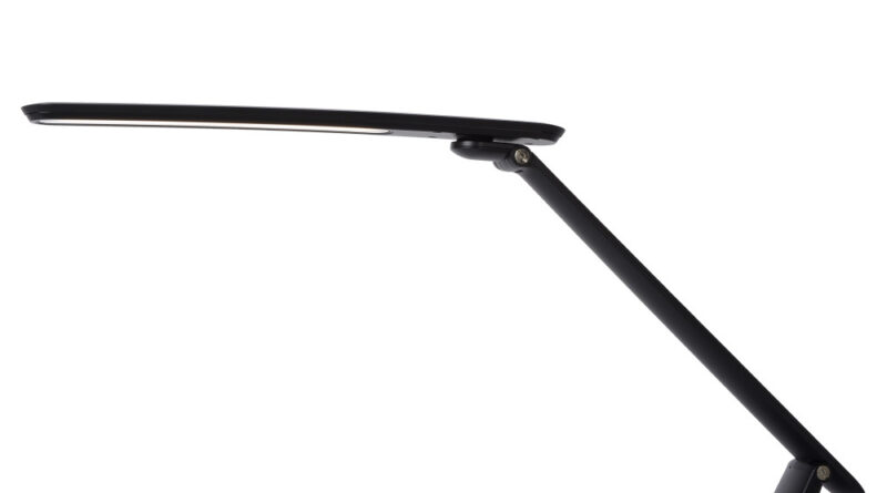 Foto Lucide PRACTICO - Bureaulamp - LED Dim to warm - 1x10W 2700K/6000K - Zwart