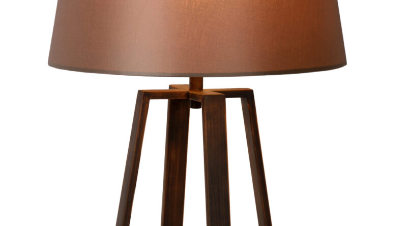 Foto Lucide COFFEE - Tafellamp - 38 cm - 1xE27 - Roest bruin