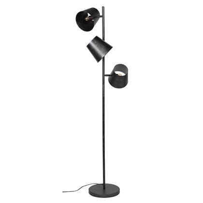 Foto Industriele Vloerlamp - 3x Lichtbron - 18 Kinetic - Gecoald Staal